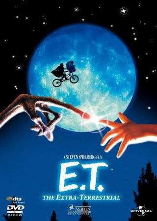 昔の映画【ET】の有名なシーン