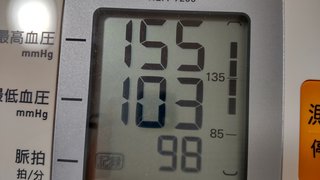 血圧が177の109