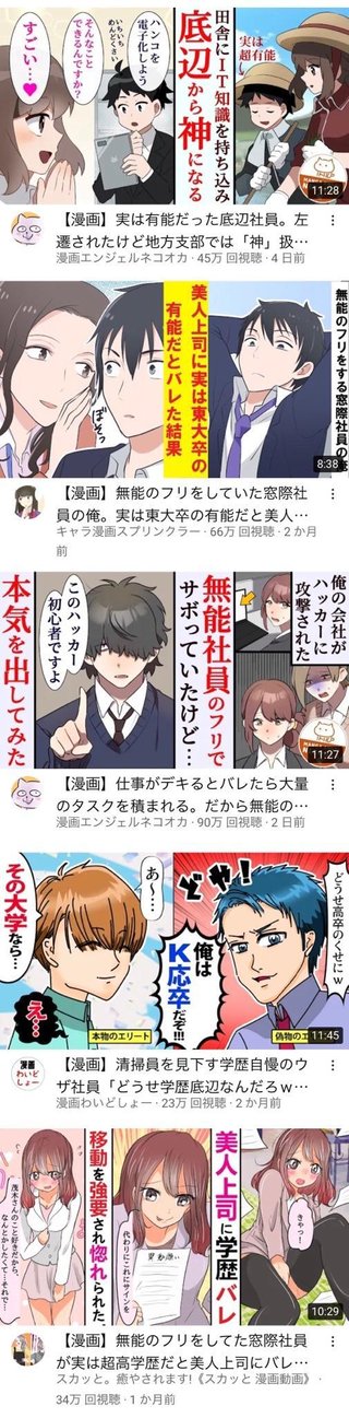 仕事できないフリしてたら美人上司に実は有能だとバレてしまう漫画、流行る