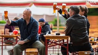 ドイツでビアガーデンの営業が再開 コロナ感染状況改善