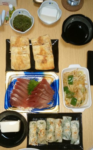 今日の夕飯