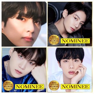 BTSから3人もアジアで最もハンサムな顔 2021年度にノミネート！