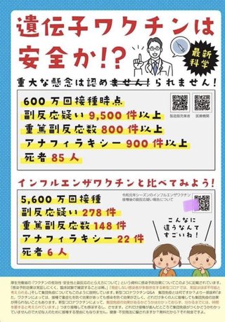 ママ友にワクチン怖いとかビビりすぎって言われたんだけど、、、