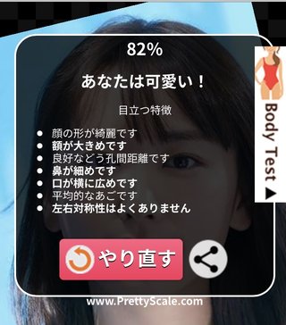 あなたは美しい？それともおブス？