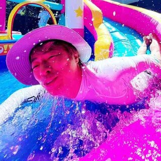 田村淳の自宅のプール