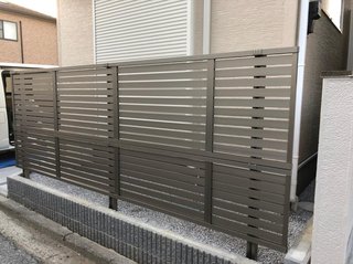 目隠しフェンス大成功