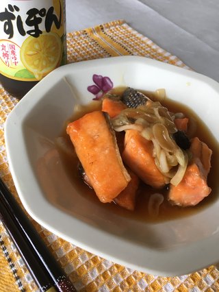 生鮭・甘酢あんかけよ～～