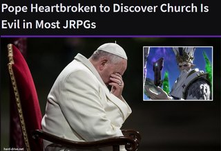 ローマ法王､コロナ禍で暇をもてあまし日本のゲームやったら法王が悪役だったので落ち込んでいた