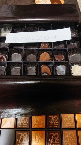 某高級チョコを食べたけど美味しくない…