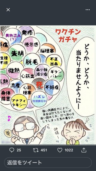 結局コロナワクチンうたなかった人が大正解だね