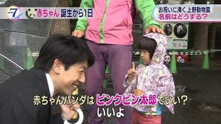 上野動物園双子パンダの名前決定