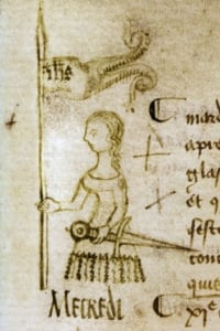 ジャンヌ・ダルクが生きていた時代に書かれたジャンヌの落書き