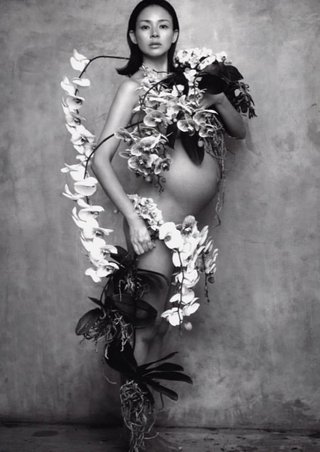 芸能人のマタニティフォト