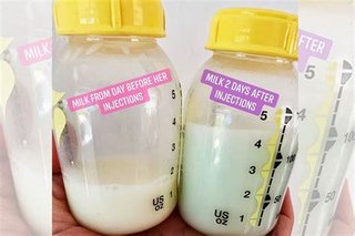 ワクチン打って母乳が緑色になったじゃん