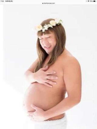 芸能人のマタニティフォト