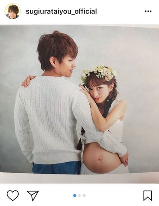 芸能人のマタニティフォト