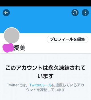 Twitter永久凍結した助けて！！