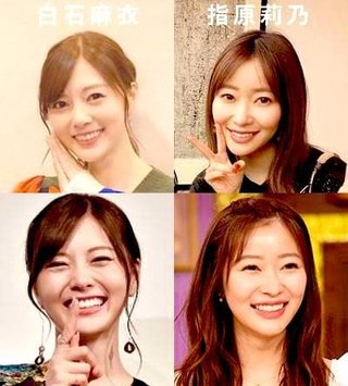 白石麻衣って、指原莉乃に似てない？