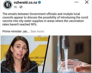 政府が水道水に酸化グラフェンワクチンを入れたというEメールが発覚