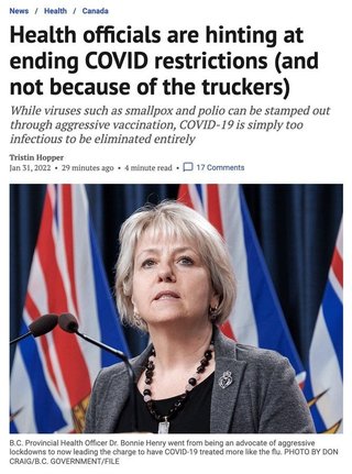 速報：カナダ公衆衛生関係者、コロナ法規制の終了を示唆