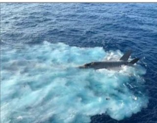 ワクチン反応後  海軍のパイロットが飛行機を墜落させ、