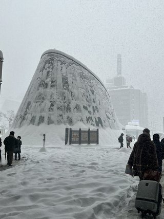 札幌とかいうところが雪やばい