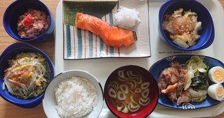 今朝の朝ごはん