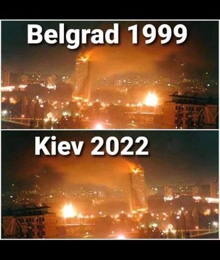 コソボ戦争をウクライナ戦争と捏造する放送ww 