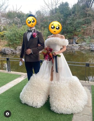 今、トレンドのウェディングドレス