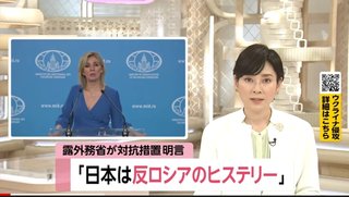 ロシア、急に日本だけに制裁をすると発表「ここまで粘っこく我々を否定するのは君たちだけだ」