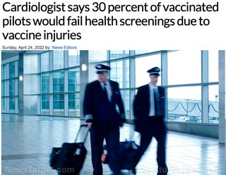 心臓専門医 > 現在飛行中のパイロットの30パーセントがワクチンによる心臓疾患