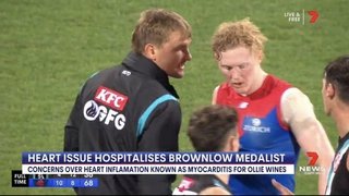 ワクチン打って豪州ラグビーAFLのスター選手Ollie Winesが、心筋炎  入院