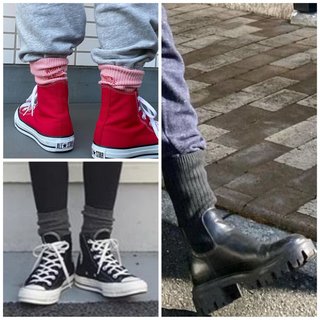 ソックスインコーデ、あり？なし？