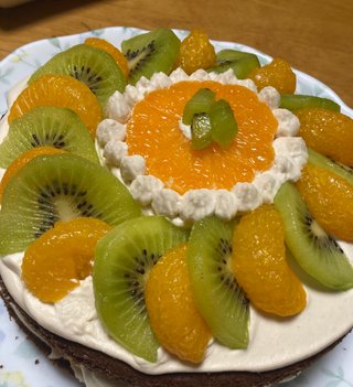 フルーツケーキを作りました♪