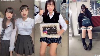 tiktok女子の間で流行ってる「ギリギリ見せないチャレンジ」