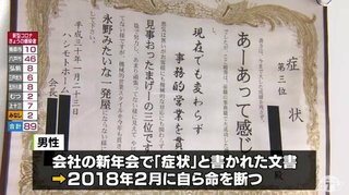 住宅会社「ハシモトホーム」社員を自死に追い込んだ表彰状