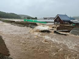【北海道】 旭川 ペーパン川あふれ住宅浸水 一時6人が避難