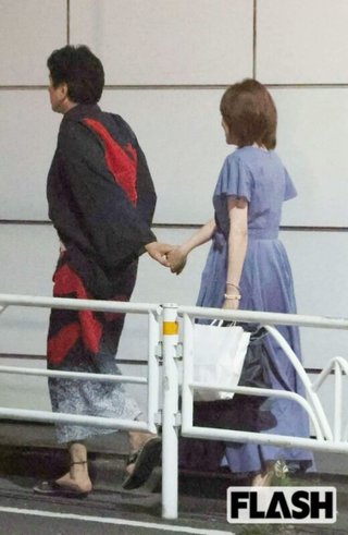 川﨑麻世 ビッグボス前妻・大河内志保と手繋ぎデート！彼女いても週一逢瀬…浮気疑惑に「飲みすぎて