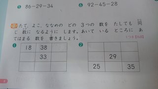 小学二年生算数の問題