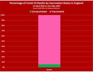 英国政府がコロナ死の94%がワクチン接種者である。いや 100%だよ