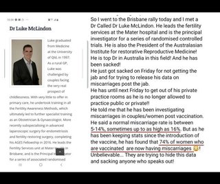 カナダ：ワクチン打って74%が、流産。