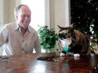 三毛猫の「バンディット」、飼い主に真夜中の異変を知らせて強盗の被害を防ぐ ── アメリカ