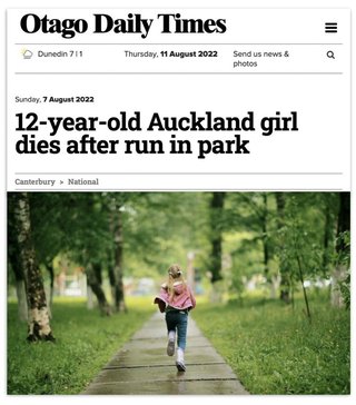 ワクチン打って12歳女子、公園でランニング中に「突然死」