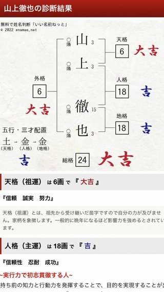 姓名判断って当たらないのかな