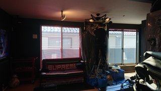 おそうじ本舗エアコン完全分解清掃中