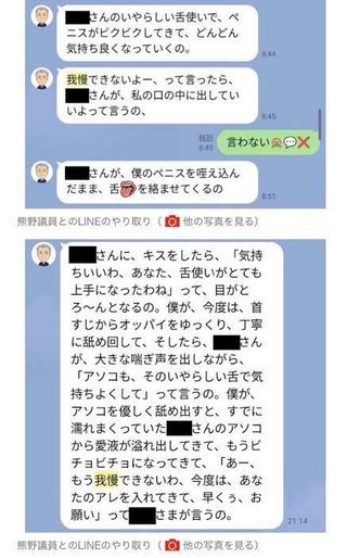 【LINE画像あり】公明党･熊野正士議員のセクハラを被害女性が告発