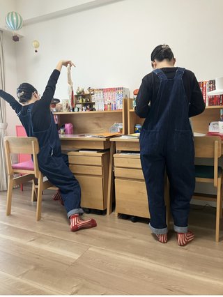双子のりんかあんなちゃん