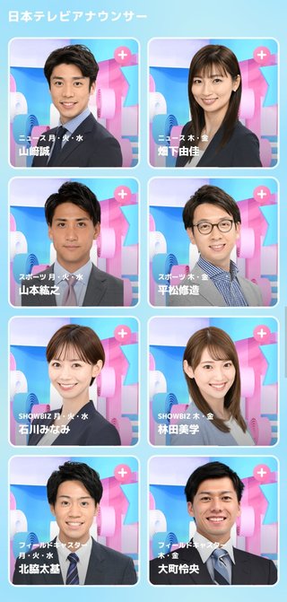 日テレ【ZIP！】月～金曜・前5：50～