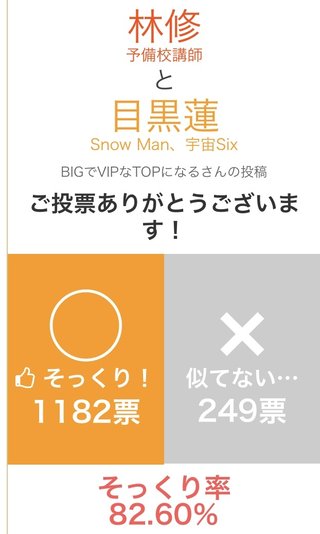 似てると思う芸能人教えて