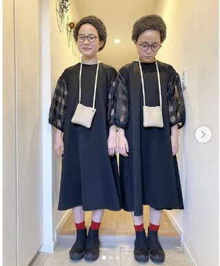 双子のりんかあんなちゃん